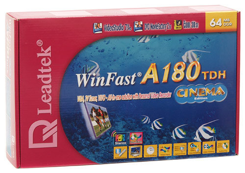 Leadtek WinFast A180TDH Cinema: kombinace GeForce4 MX 440 a TV tuneru