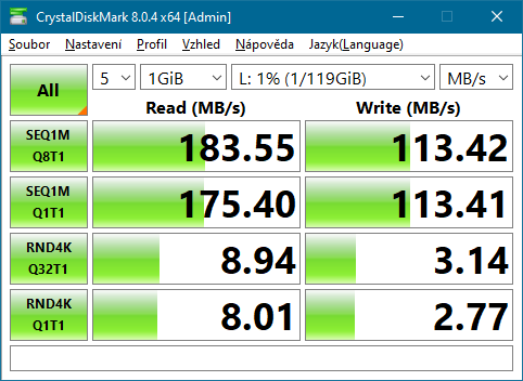  Velký test paměťových karet SD a microSD s kapacitou 128 GB