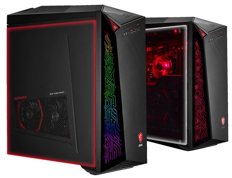 Počítač MSI Infinite X ve dvou variantách skříně