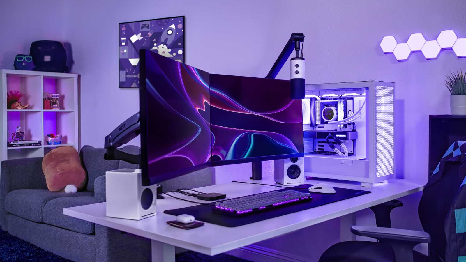 NZXT ukázalo nové herní monitory, jsou velké a vsází na minimalistický vzhled