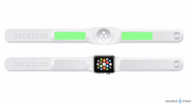 Reserve Strap: řemínek, který zdvojnásobí výdrž baterie hodinek Apple Watch