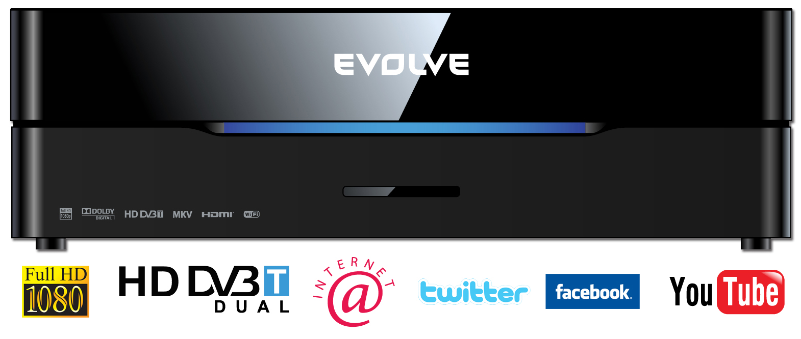 EVOLVE Blade DualCorder HD: Oživte svou TV s nabušeným internetovým mediacentrem