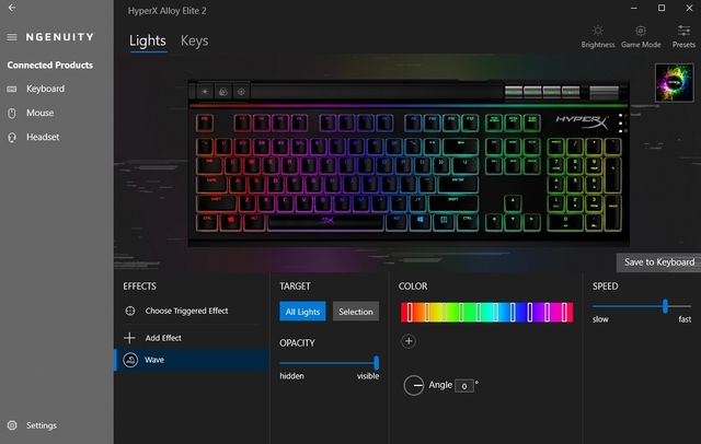 HyperX Alloy Elite 2 – červené spínače a oslnivé podsvícení