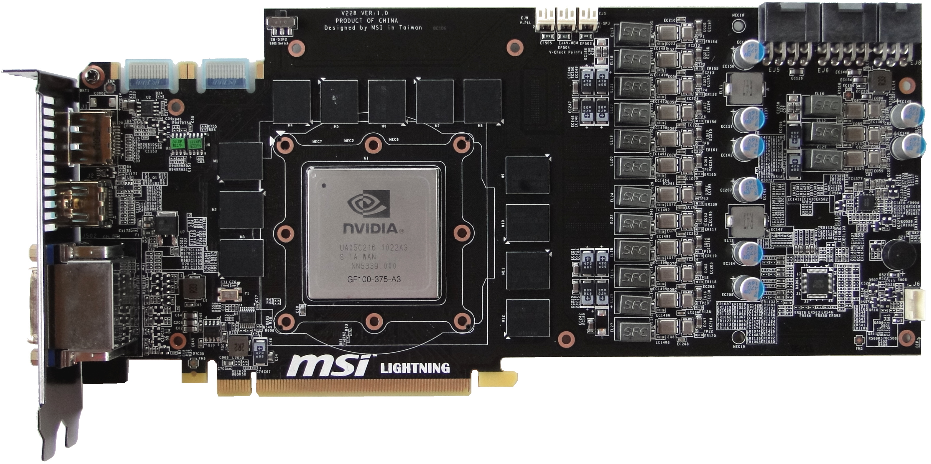 MSI GeForce GTX 480 Lightning – luxusně vymazlená Fermi