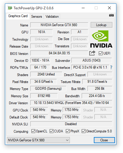 GeForce GTX 980M