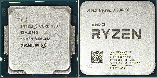 AMD Ryzen 3 3300X a Intel Core i3-10100: Test levných čtyřjader