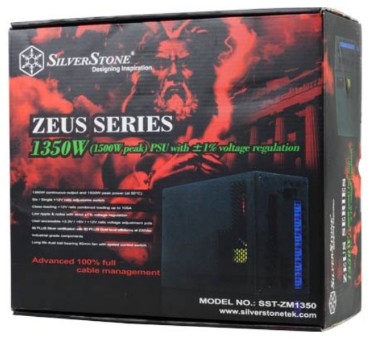 SilverStone Zeus ZM1350: 1350 W zdroj s plně modulární kabeláží