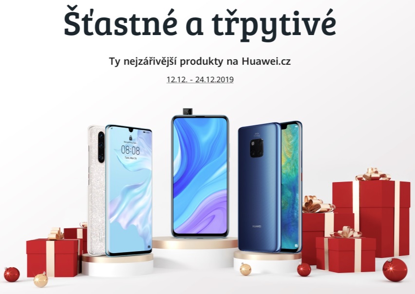 Huawei na Vánoce zlevňuje telefony, tablety i příslušenství