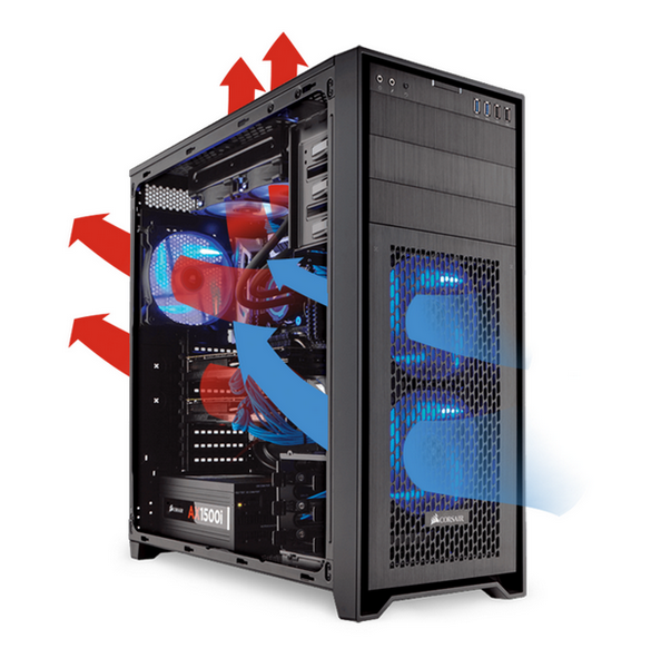 Corsair Obsidian 750D Airflow Edition: Pro pořádný průvan