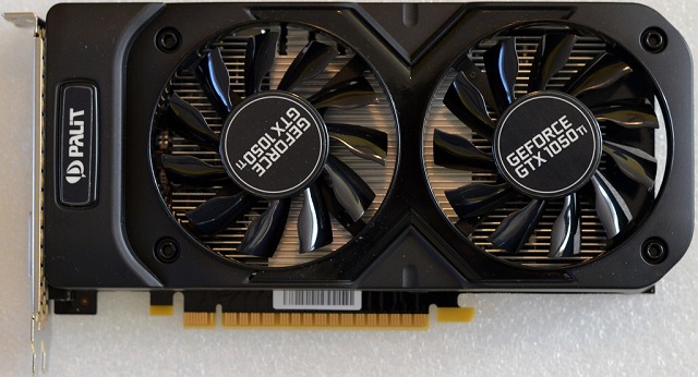 Palit GTX1050Ti DUAL OC 4G zepředu