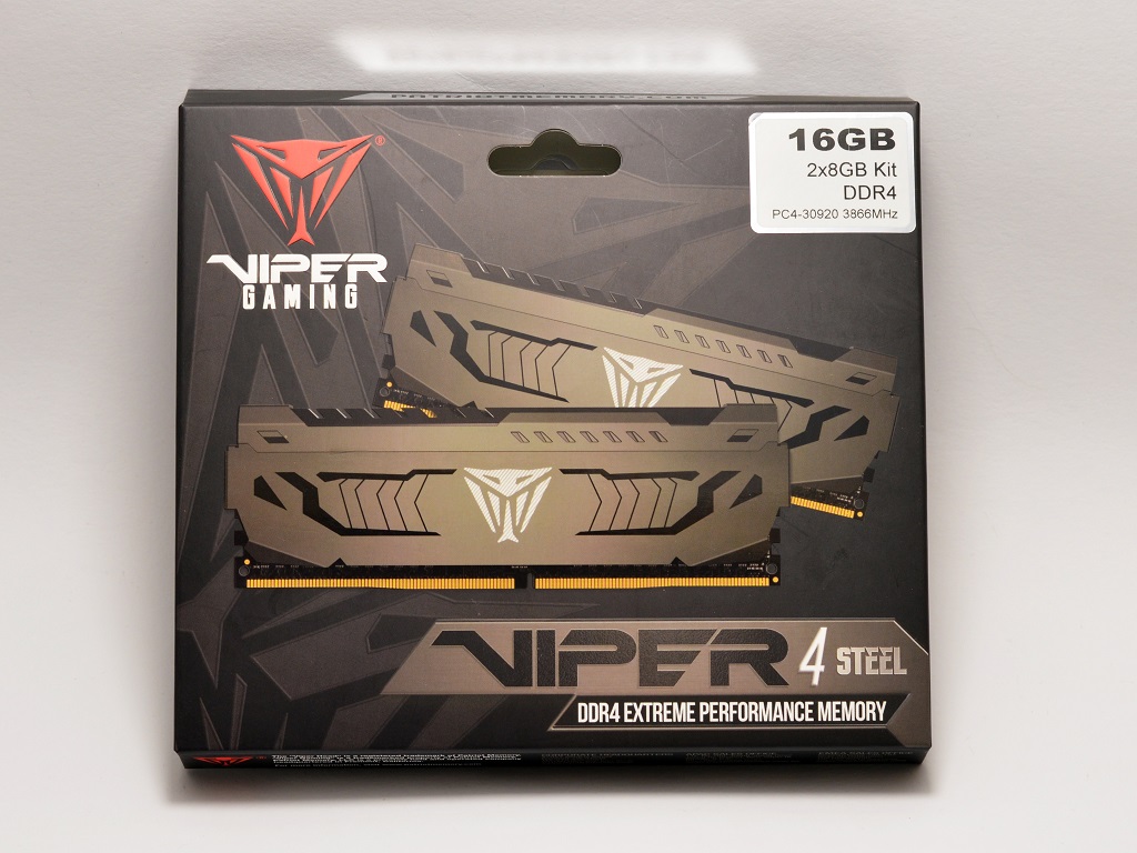 Paměti Patriot Viper 4 Steel: 3866 MHz bez RGB v testu! 