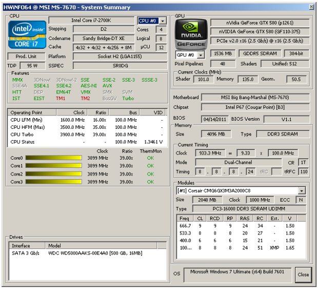 Intel Core i7-2700K – nejrychlejší Sandy Bridge v testu