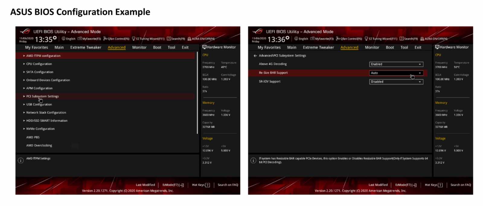 Ryzen 5900X, SAM a Corsair Vengeance LPX 32GB (4 × 8 GB) 