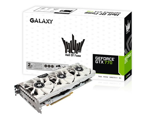 GALAXY GeForce GTX 770 HOF – rychlík s bílým PCB