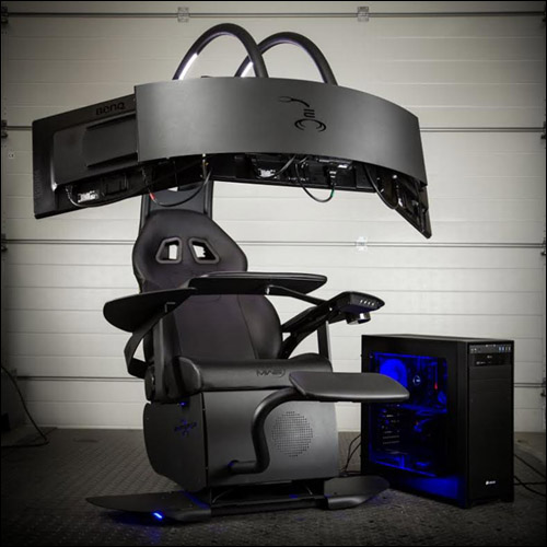 Emperor Chair 1510 – moderní high-tech PC pracoviště