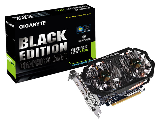 GIGABYTE pracuje na tzv. "Black Edition" grafické karty GeForce GTX 750 Ti