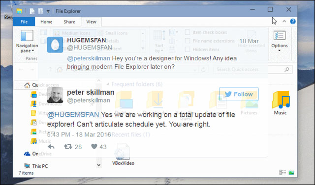 Microsoft pracuje na nové podobě souborového prohlížeče pro Windows 10