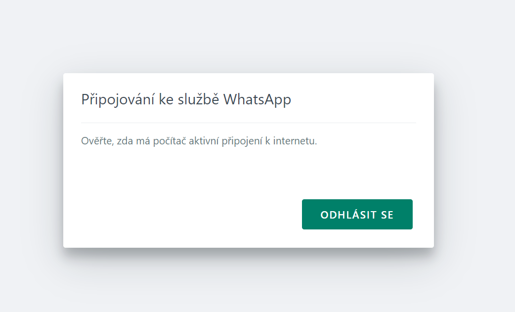 WhatsApp měl v úterý celosvětový výpadek, 