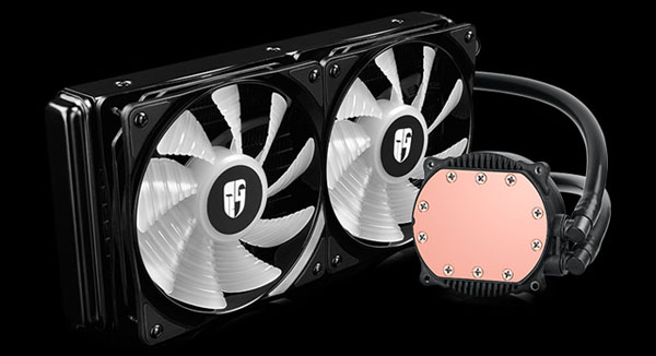 DeepCool Maelstrom 240 RGB: 240mm AiO kapalinový CPU chladič s RGB nasvícením 