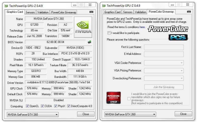 Stahujte GPU-Z 0.49 s podporou GeForce GTX 570