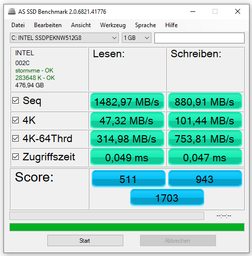  Asus s diskem Intel