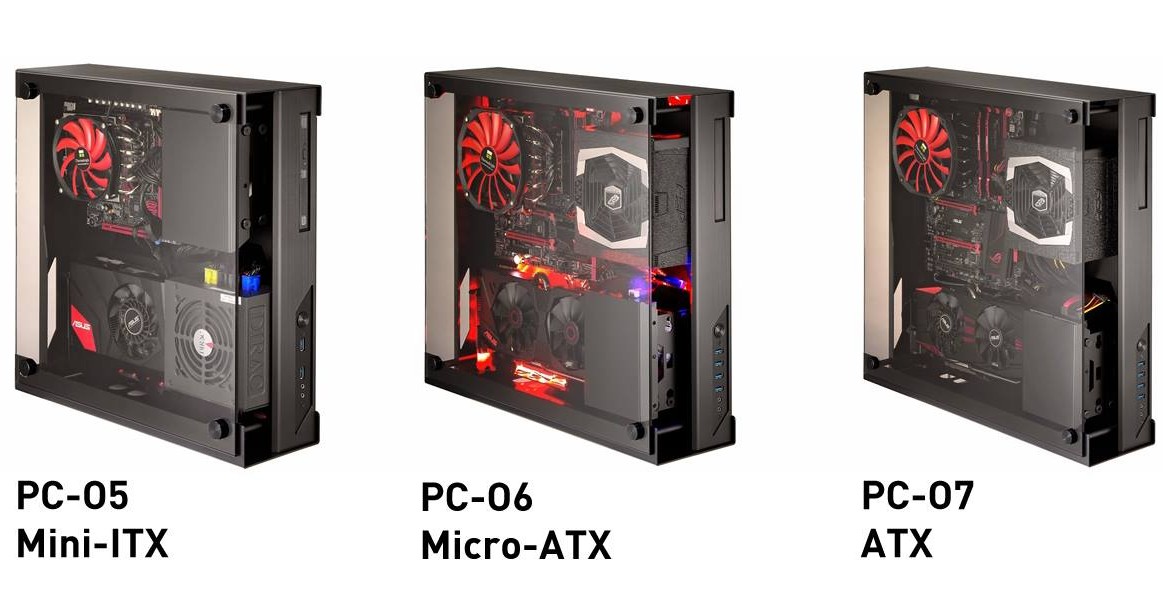 Lian-Li předvedlo tři nové prototypy svých tenkých PC skříní