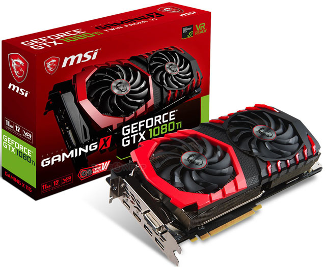 MSI odhalilo podobu a specifikace grafiky GeForce GTX 1080 Ti Gaming X