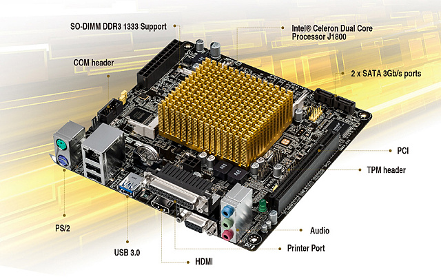 Intel Baytrail a Asus J1800I-A proti AMD Sempron 2650 (AM1)