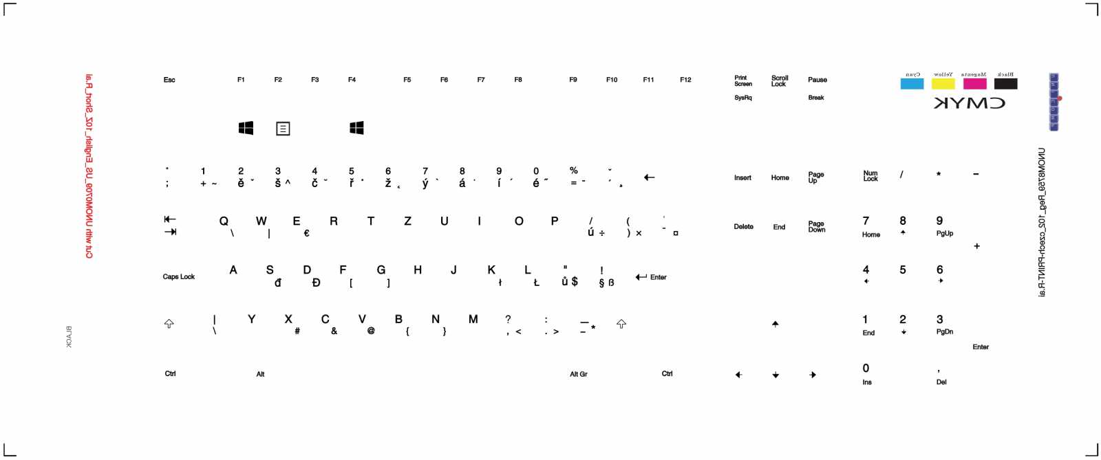 Unicomp New model M layout CES CS