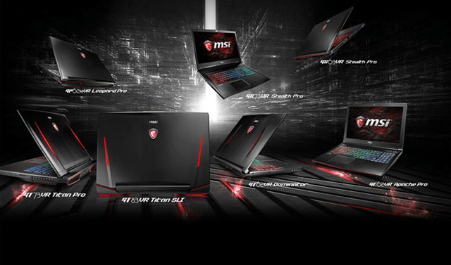 MSI uvádí na trh novou řadu "VR ready" herních notebooků