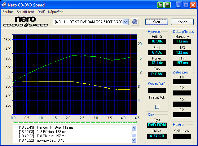 LG GSA-5160D, externí vypalovačka "DVD+R DL"