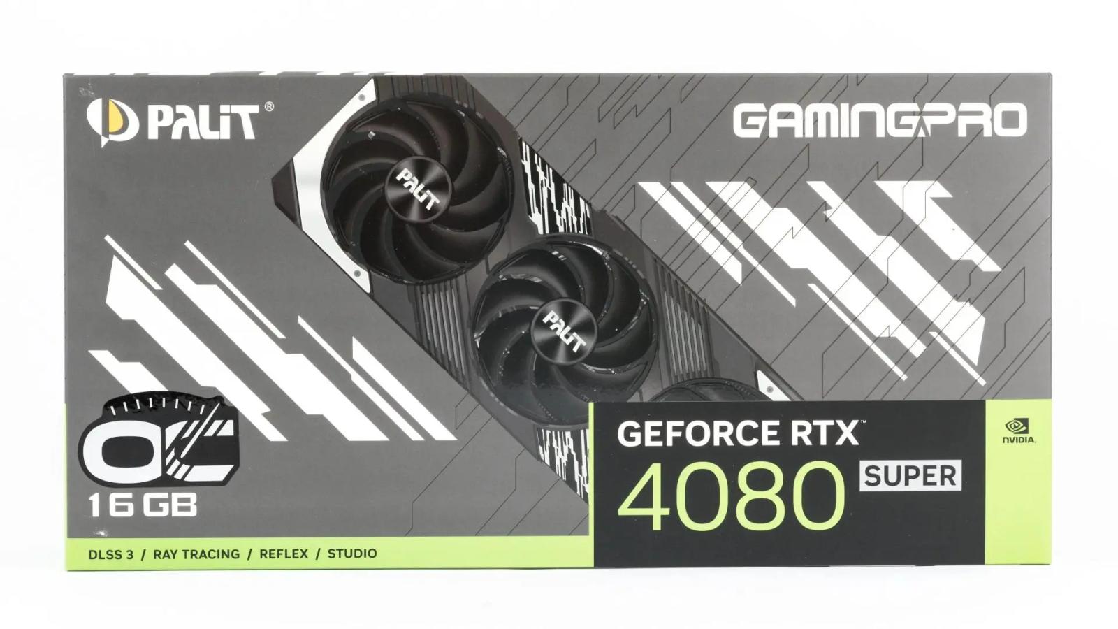 Test Palit GeForce RTX 4080 Super GamingPro OC 16GB: dobrý mix vlastností a příznivá cena