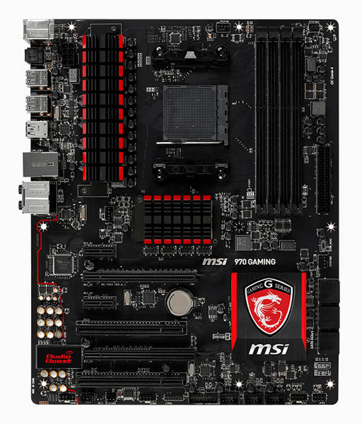 Herní high-end základní deska se socketem AM3+, to je nová MSI 970 GAMING