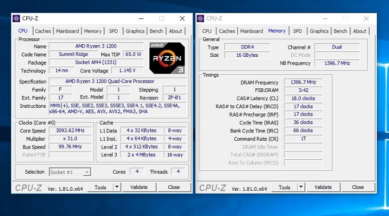 Intel Pentium G4400, AMD Athlon x4 950 a Ryzen 3 1200 v testu 