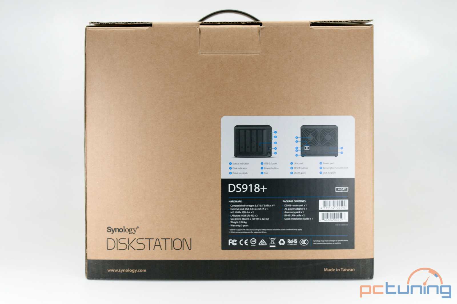 Synology DS918+: čtyřdiskový NAS domů i pro firmy