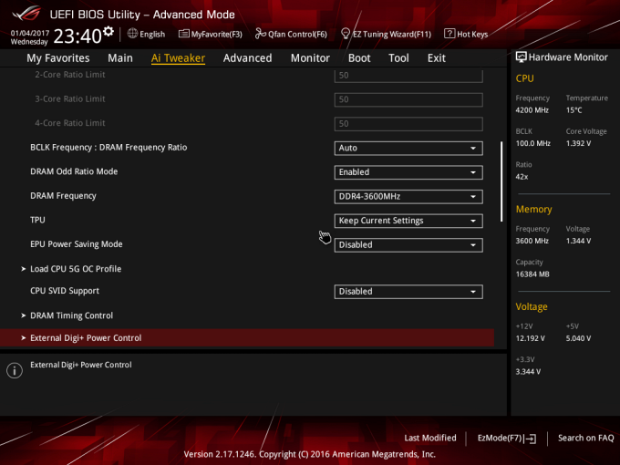 Asus Strix Z270G Gaming: i7-7700K na 5300 MHz