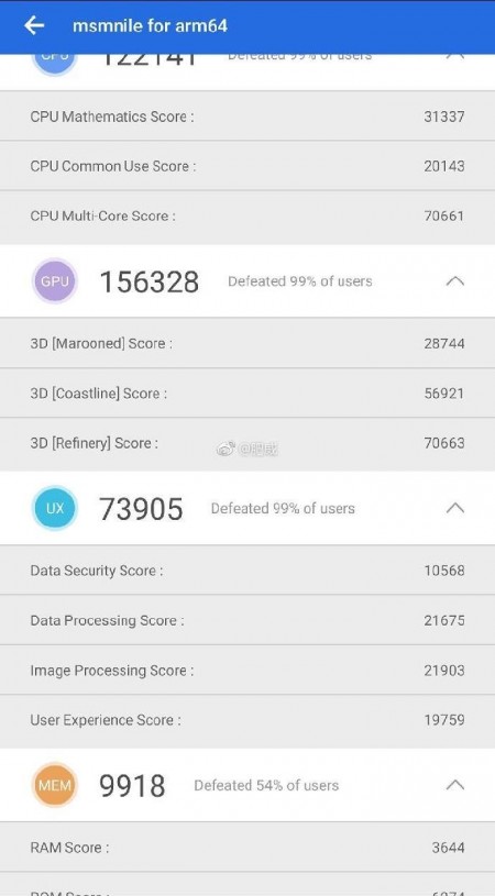 Snapdragon 8150 se dostal do AnTuTu a překonal Kirin 980 i A12 Bionic