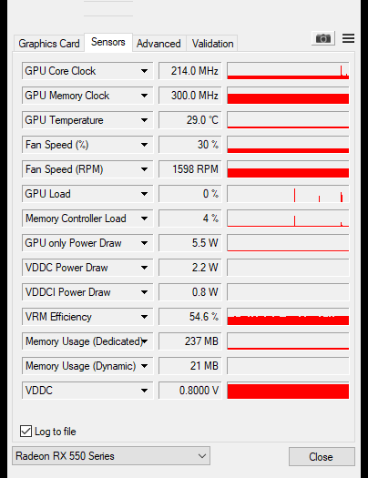 MSI Radeon RX 550 Aero ITX vs Asus GeForce GT 1030