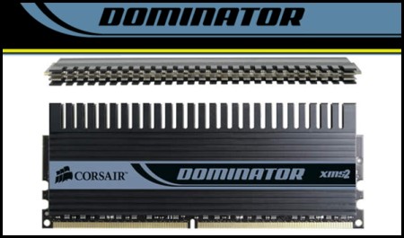 Corsair Dominator - nejrychlejší DDR2 paměť na trhu