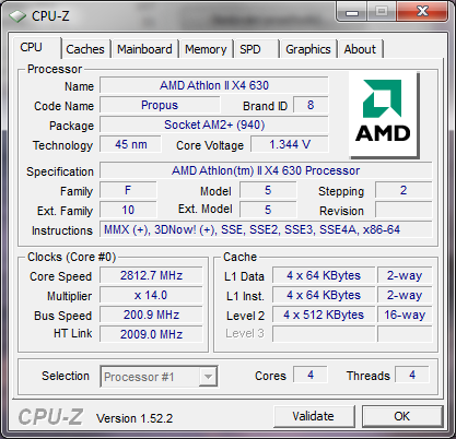 AMD Athlon II X4 — čtyřjádro pro spořivé