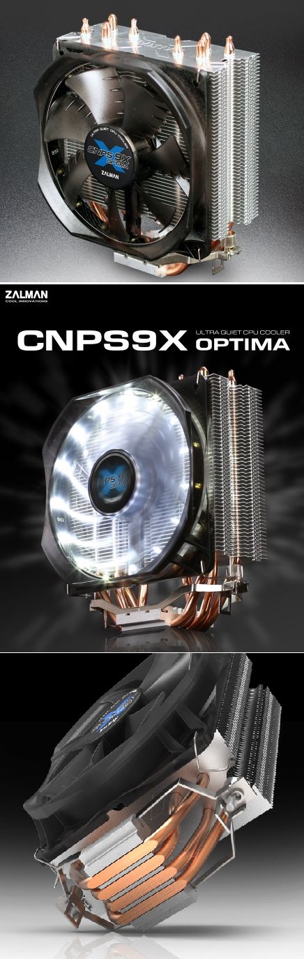 Zalman upozorňuje na chladič CNPS9X Optima