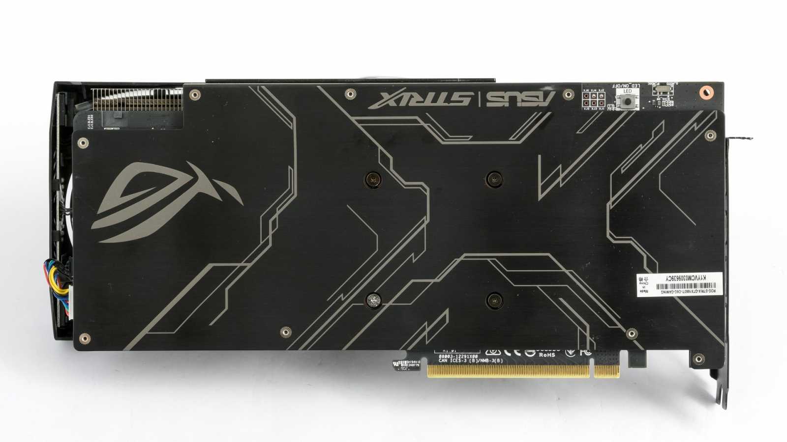 Asus ROG Strix GF GTX 1660 Ti O6G: ve všech ohledech šílená