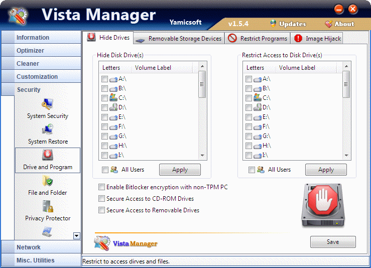 Vista Manager - mocný správce Windows