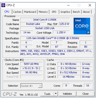 Intel Core i9–11900K a Core i7–11700K v testu