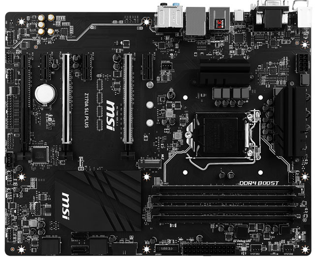 MSI Z170A SLI Plus: základní deska pro náročné v elegantním černém hávu 