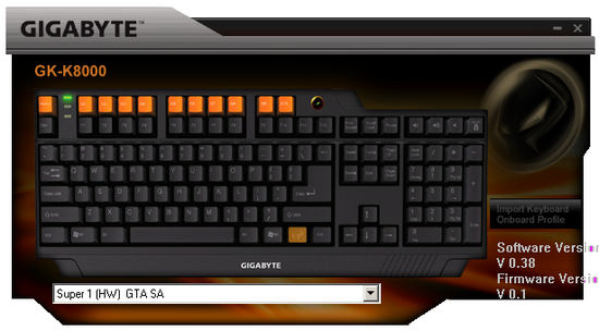 Gigabyte GK-K8000 - klávesový chameleón