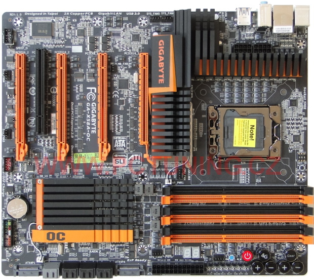 Gigabyte X58A-OC poprvé v ČR