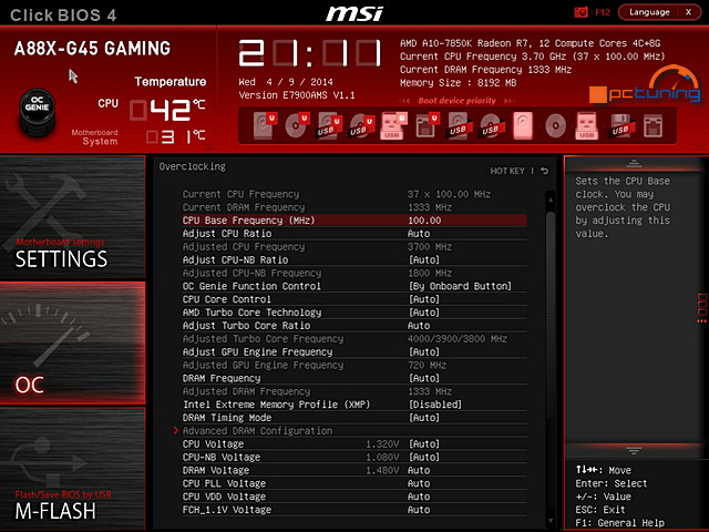 MSI A88X-G45 Gaming: luxusní design i výbava