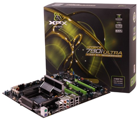 XFX nForce 790i Ultra SLI - referenční deska NVIDIA