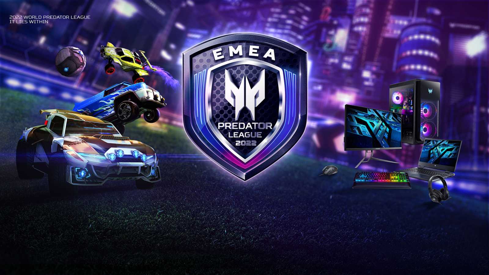 Fanděte českému Rocket League týmu v mezinárodním finále Acer Predator League 2022